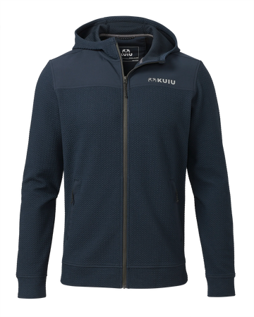 Solitude Knit Hoodie | Steel Blue