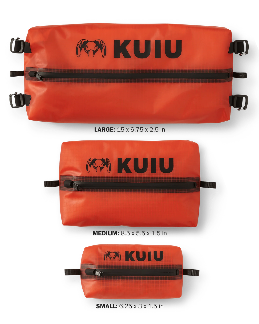 HD Zip Dry Bag | Blaze Orange