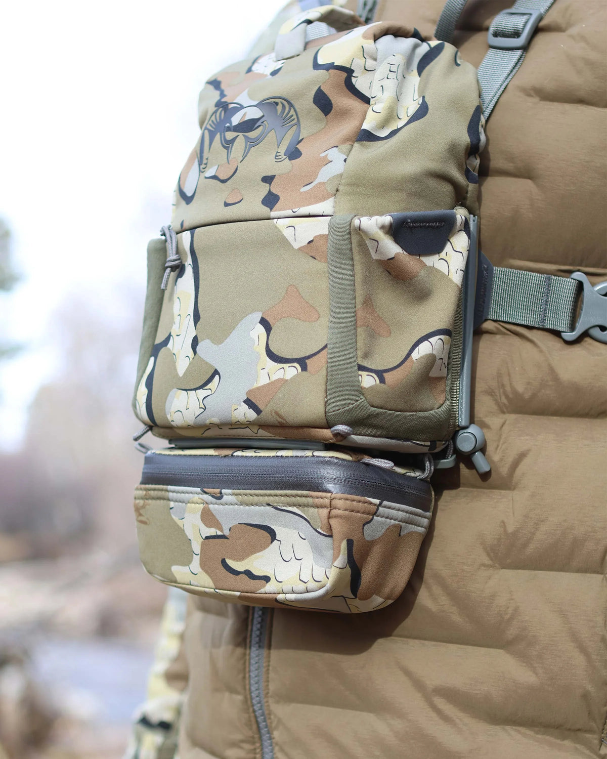 PRO G3 Bino Harness Accessory Pocket | Verde